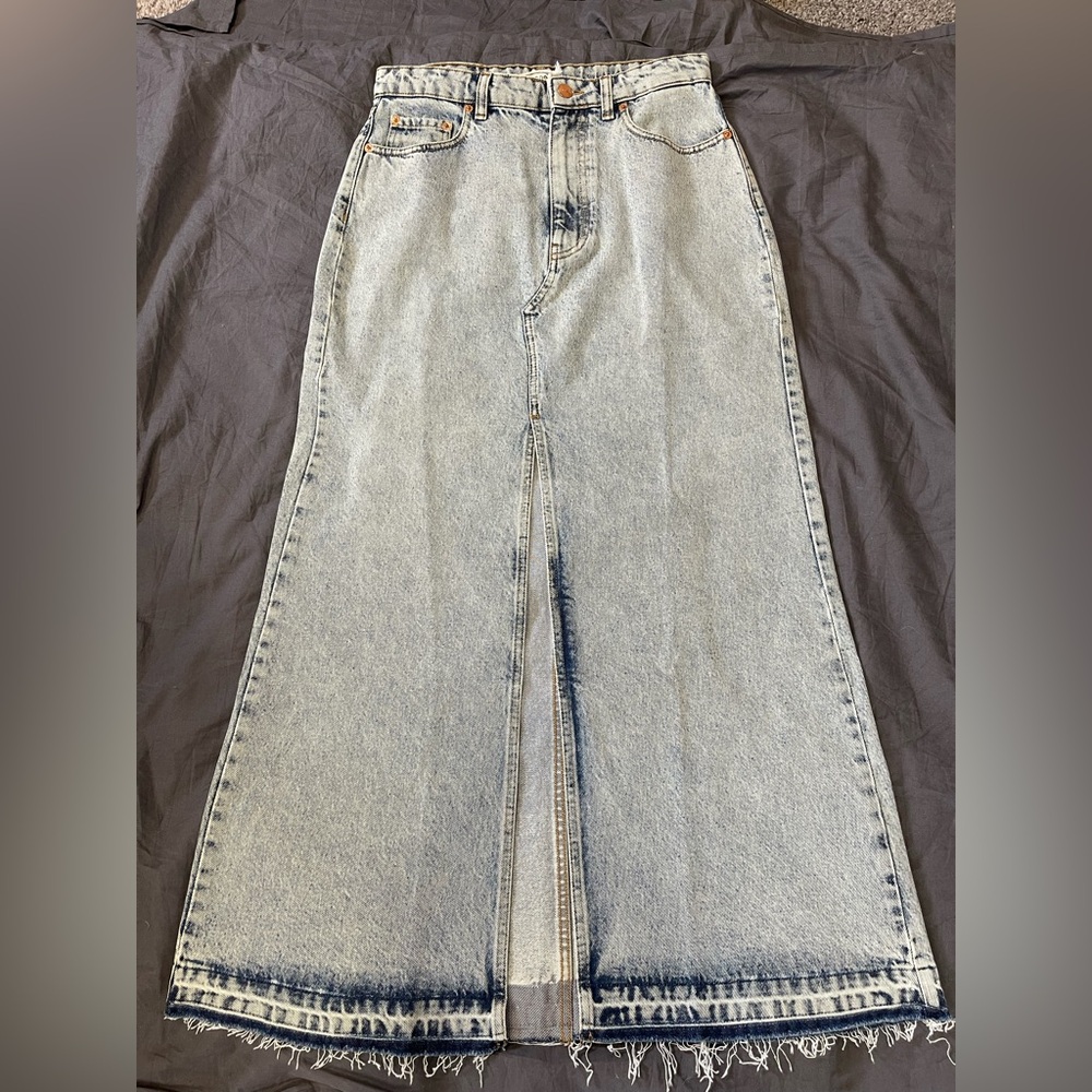 Ragdoll Women’s Light Wash Denim Skirt